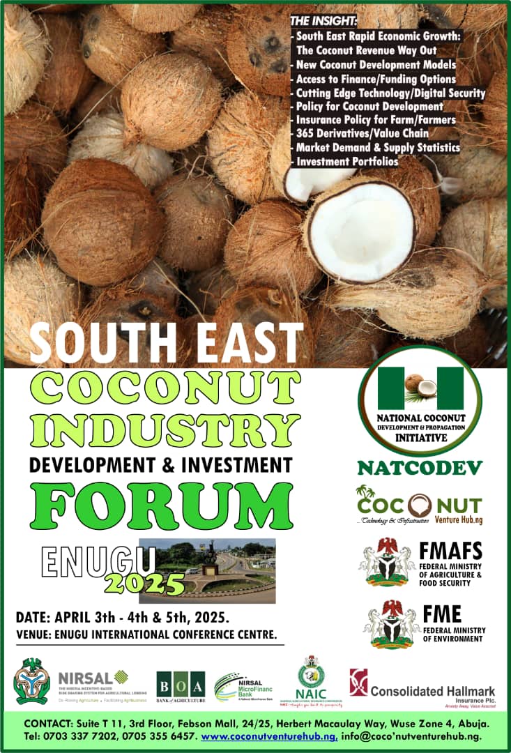 South East Coconut  Industry Development & Investment Forum.